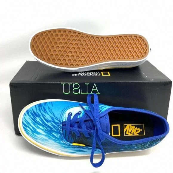💖MEGA SALE💖VANS National Geographic Shoes Era Blue Women's VN0A2Z5I002 6 | 5.5 - Picture 3 of 13